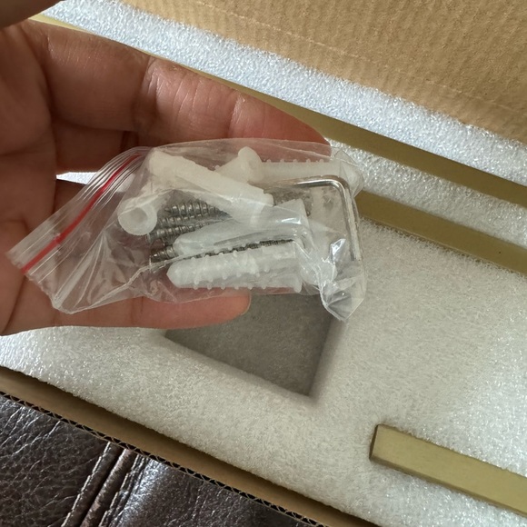 Brushed Champagne Color Towel Bar Set - Picture 8 of 10